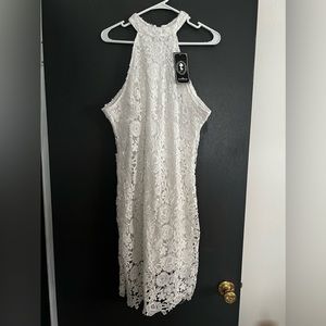 White lace dress